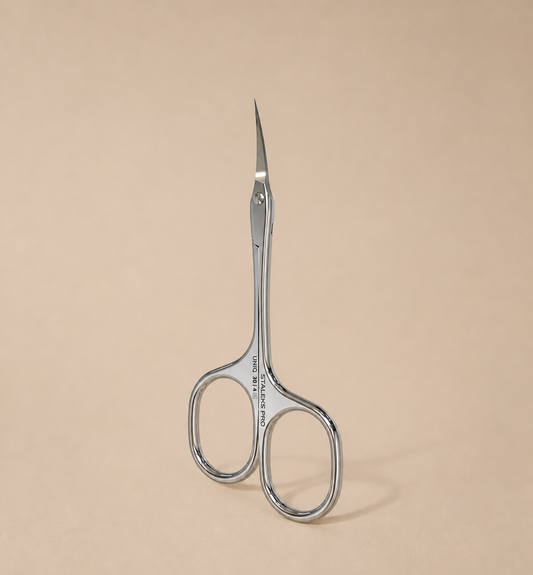 Professional cuticle scissors Asymmetric UNIQ 30 TYPE 4