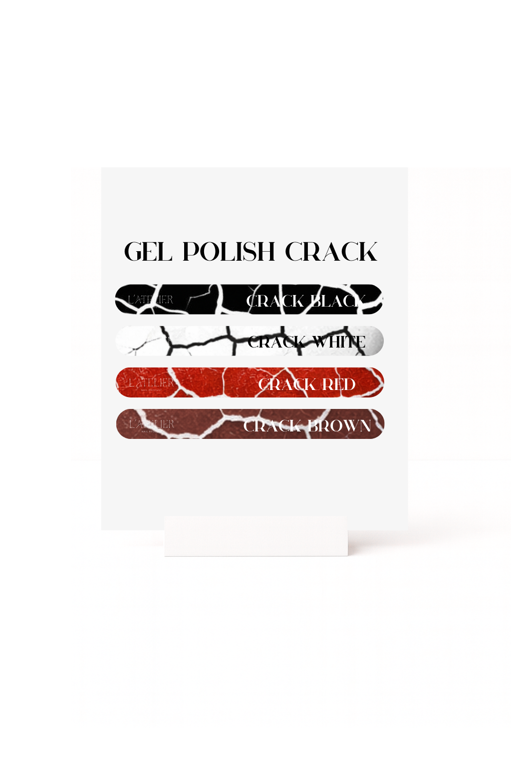 Stickers nuancier - Craqueler