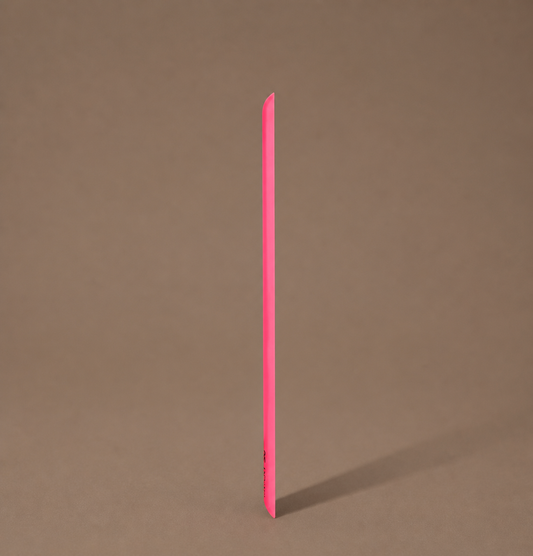 Straight plastic slanted nail file (base) EXPERT 20
