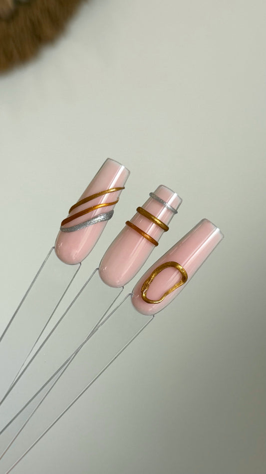 Swirl gel 3D - Goldy