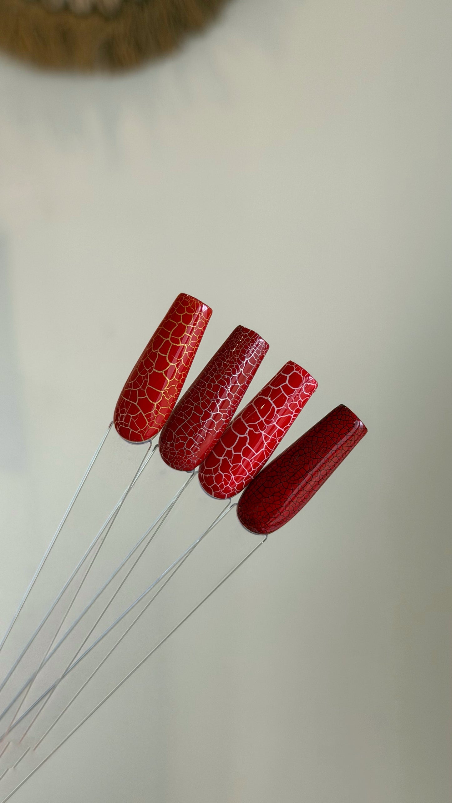 Vernis semi permanent - Crack red