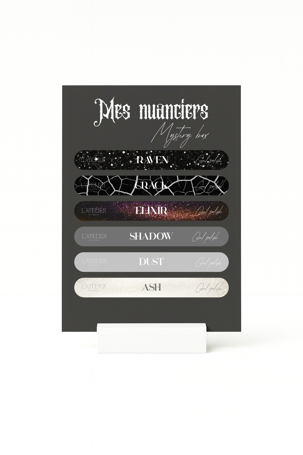 Stickers nuancier - MYSTERY COLLECTION