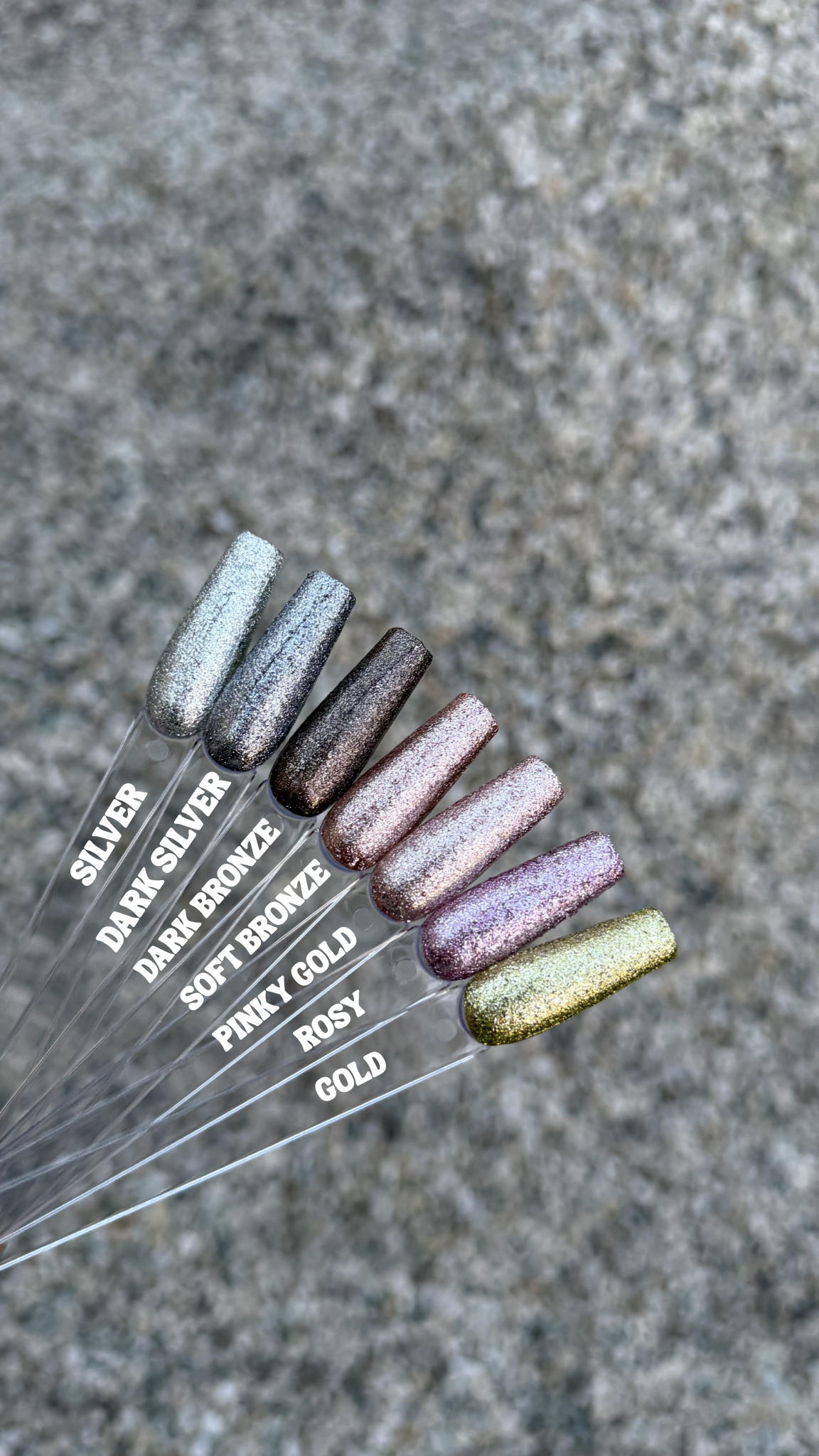 Glitter gel - Dark bronze