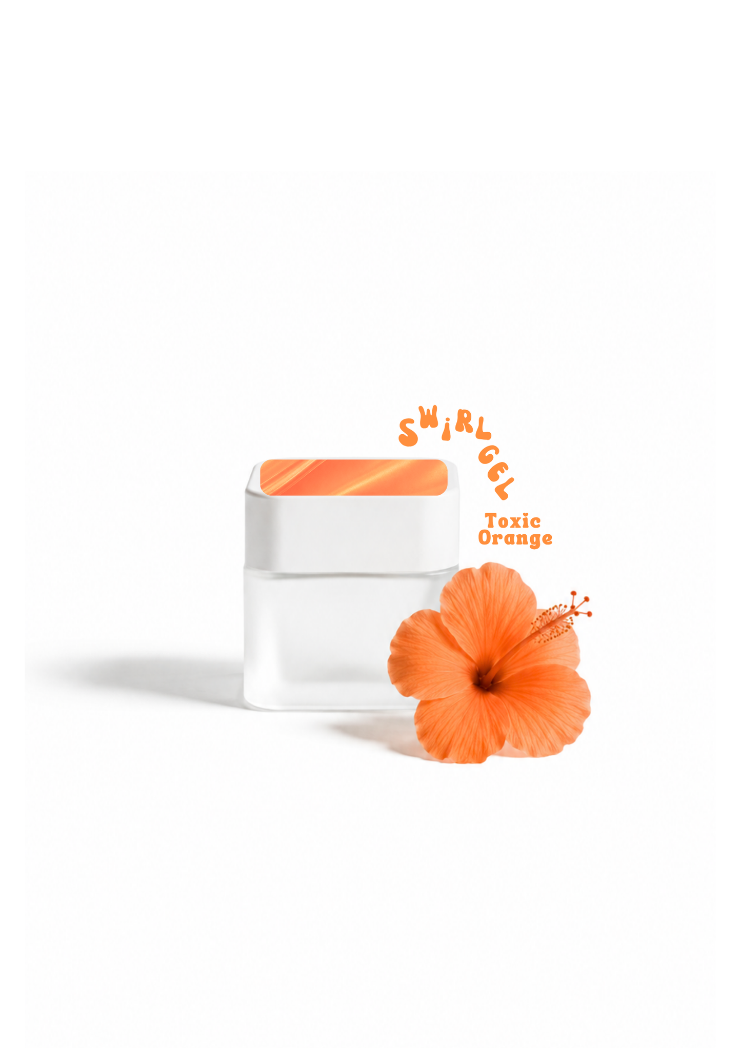 Swirl 3D - Toxic orange