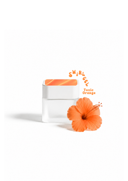 Swirl 3D - Toxic orange