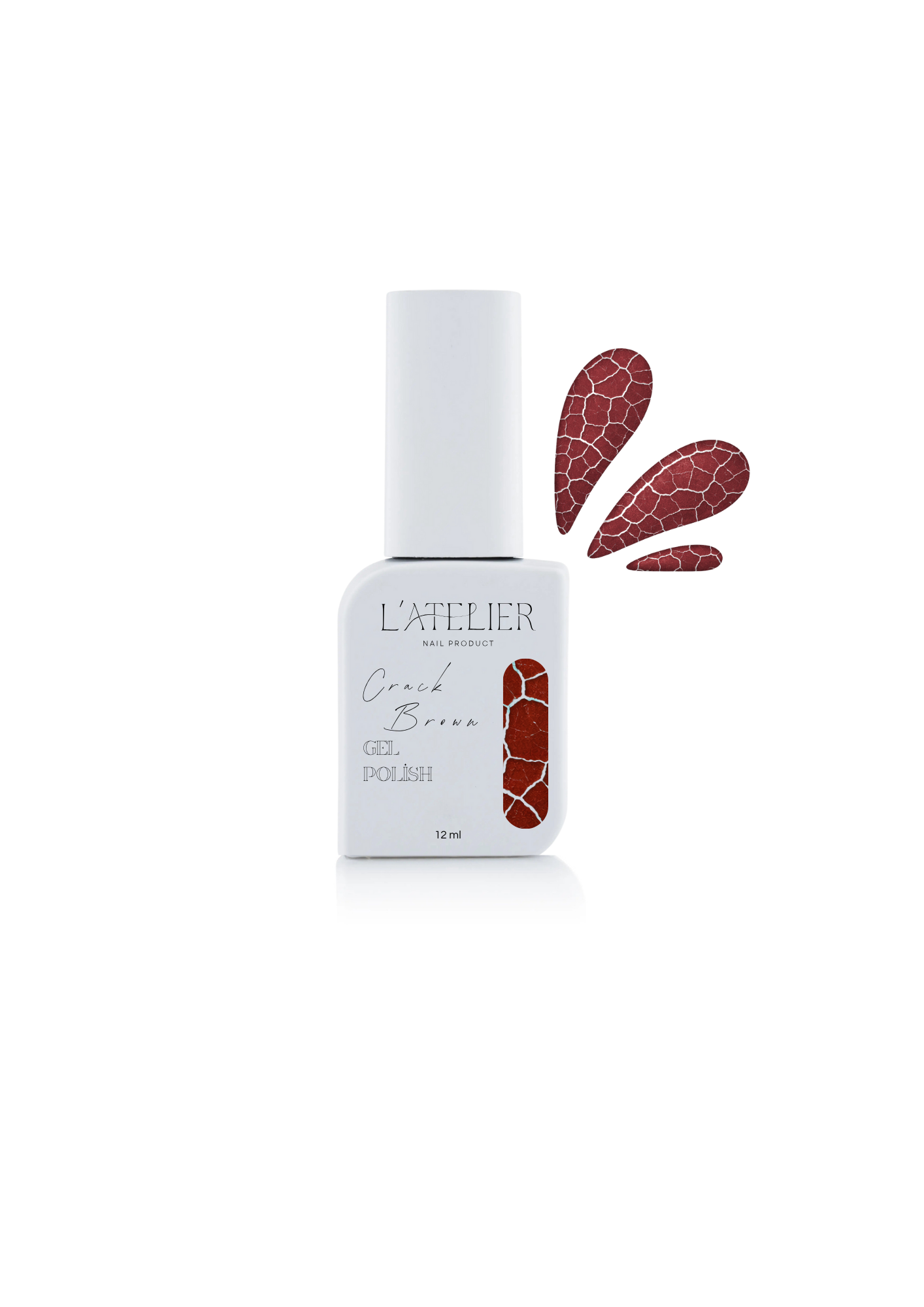 Vernis semi permanent - Crack brown