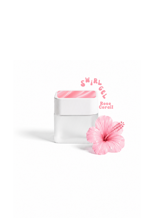 Swirl 3D - Rose corail