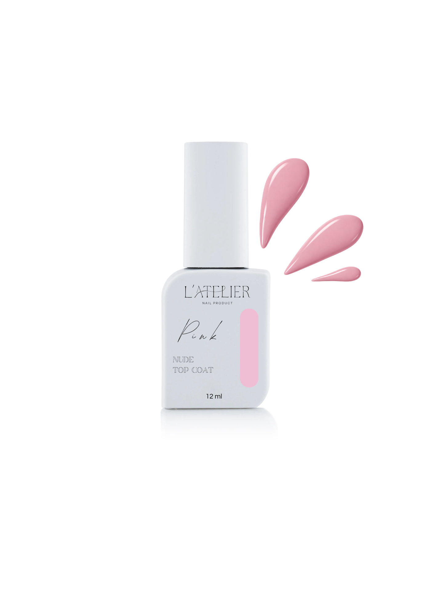 Nude top coat - Pink