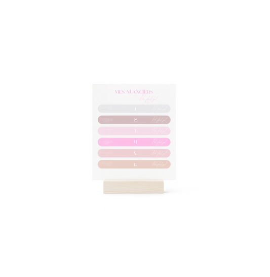 Stickers Nuancier - Pro fluid gel