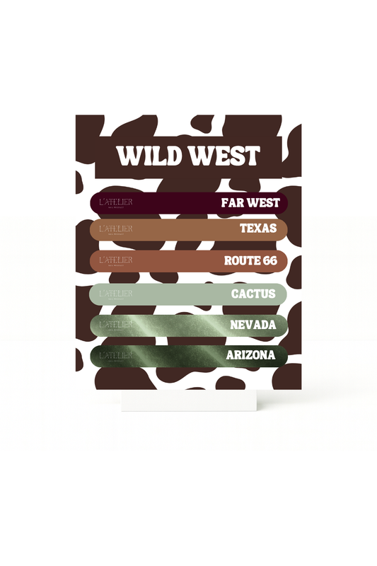 stickers nuancier - WILD WEST