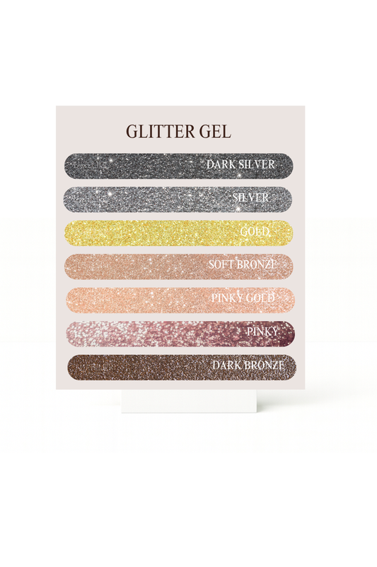 stickers nuancier - GLITTER GEL