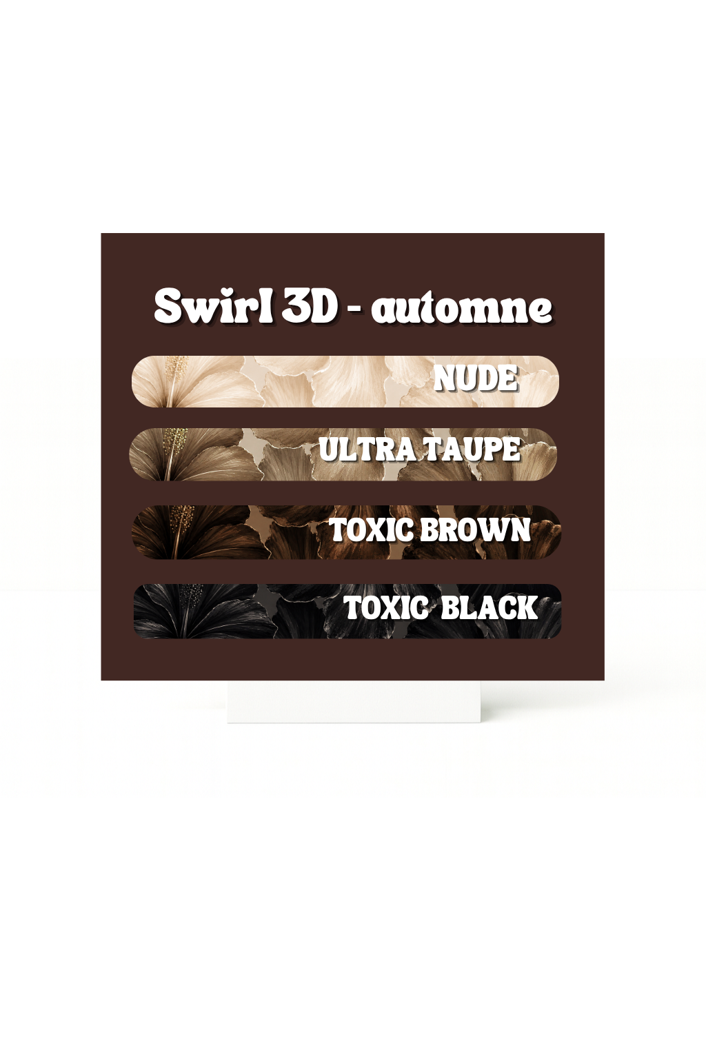 stickers nuancier - Swirl Automne