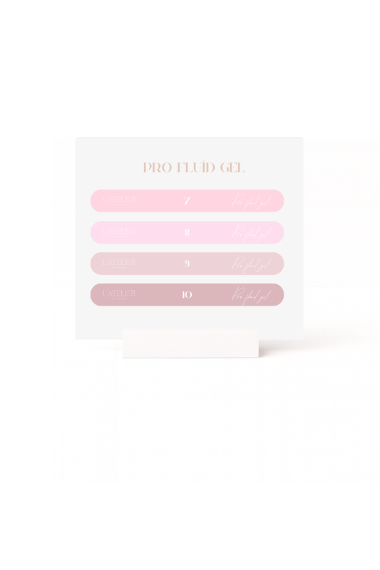 Stickers nuancier - Pro fluid gel (New)