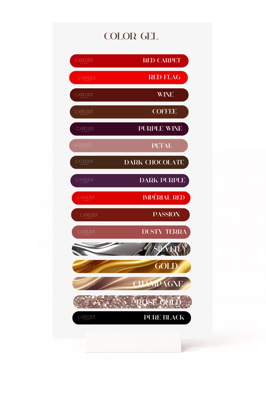 Stickers nuancier - Color gel (New)
