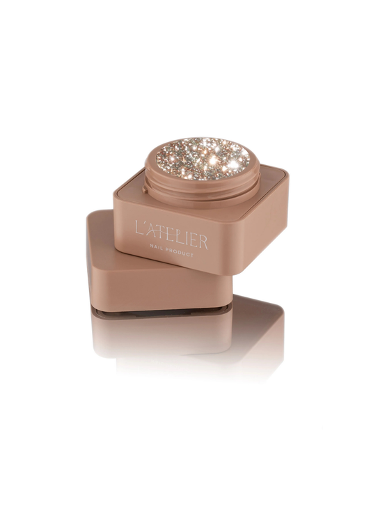 Glitter gel - Soft bronze