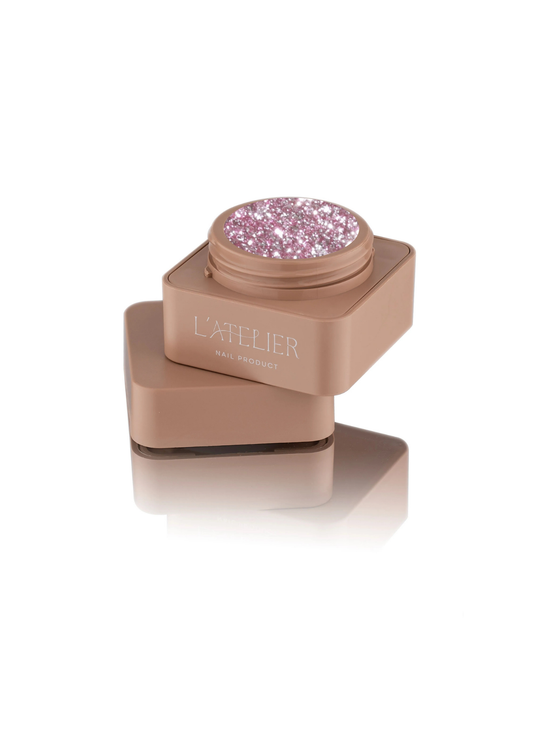 Glitter gel - Rosy