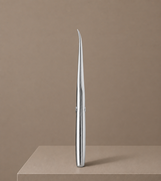Professional cuticle scissors with hook EXCLUSIVE 23 TYPE 1 (magnolia)