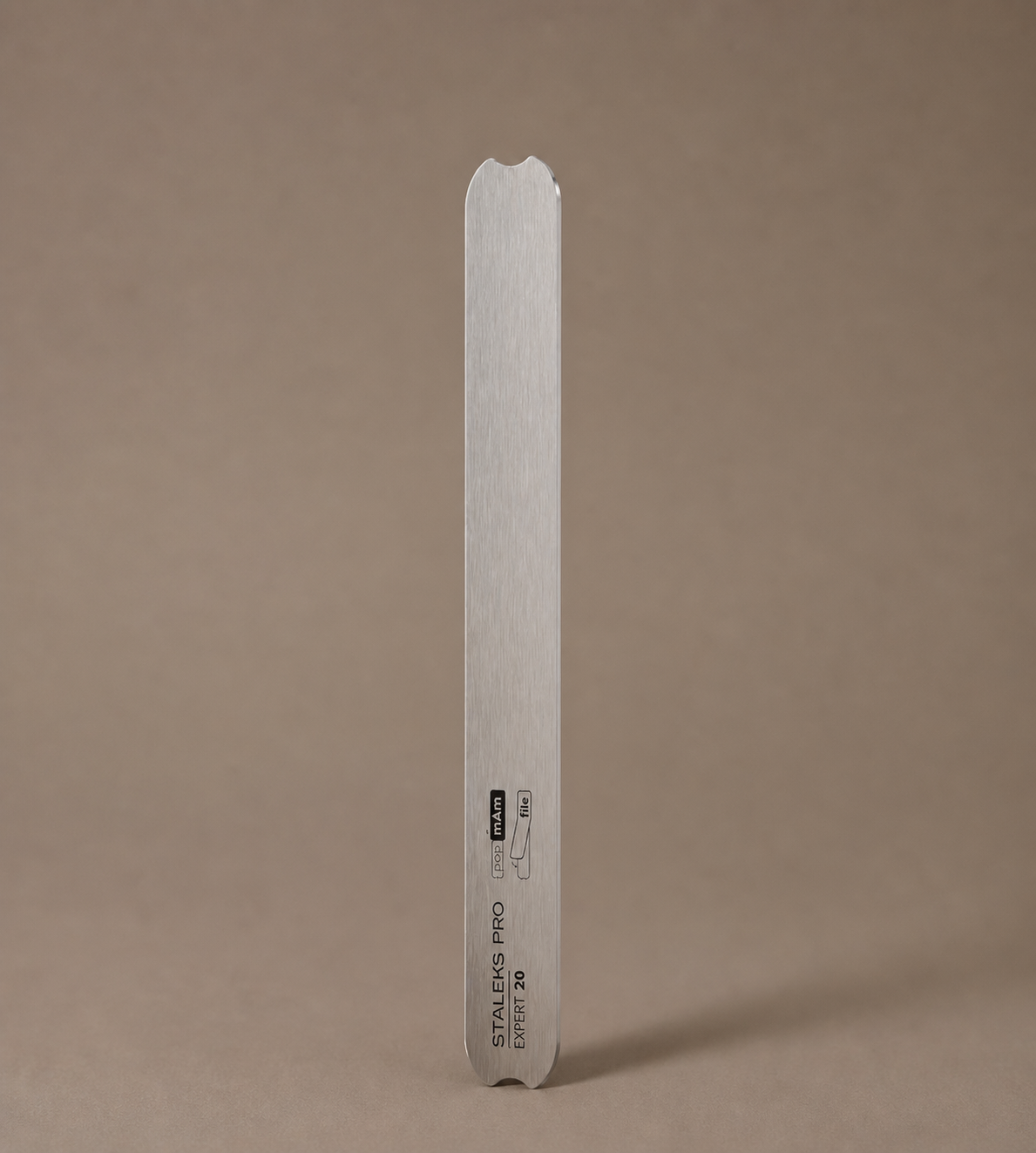 Metal nail file, straight, base EXPERT 20
