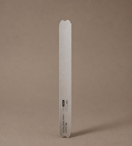 Metal nail file, straight, base EXPERT 20