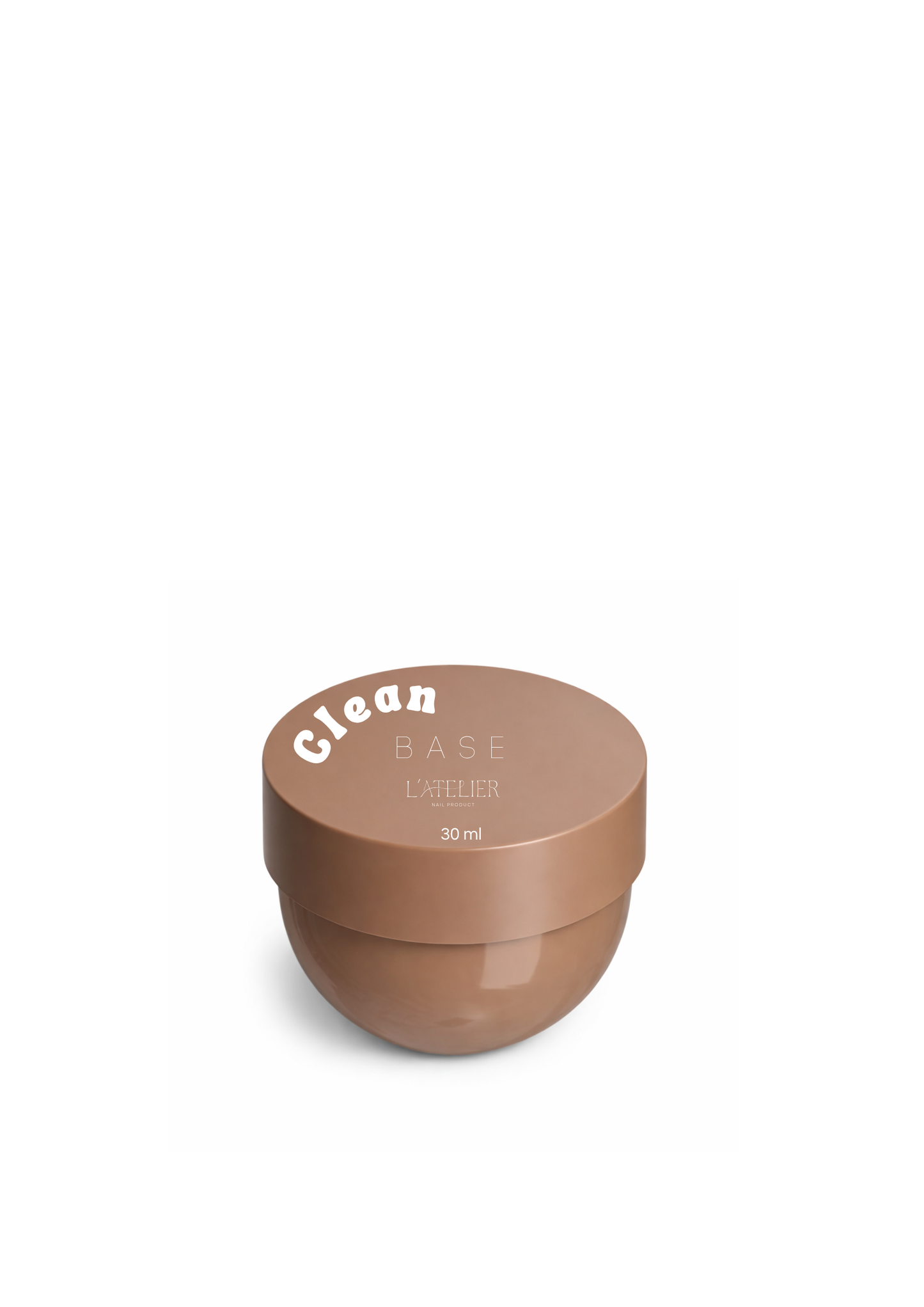 Clean base - pot marron