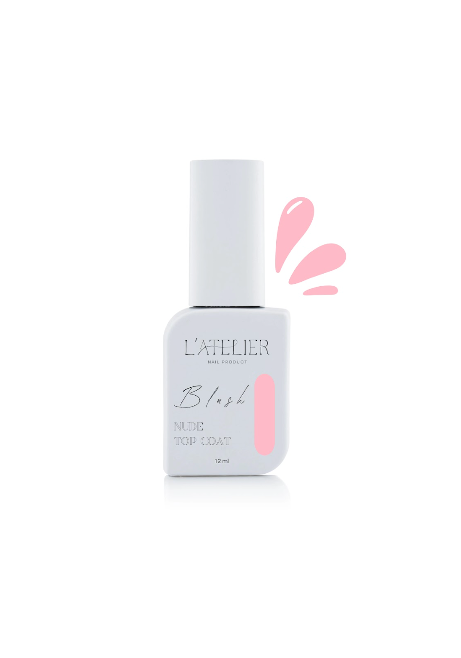 Nude top coat - Blush