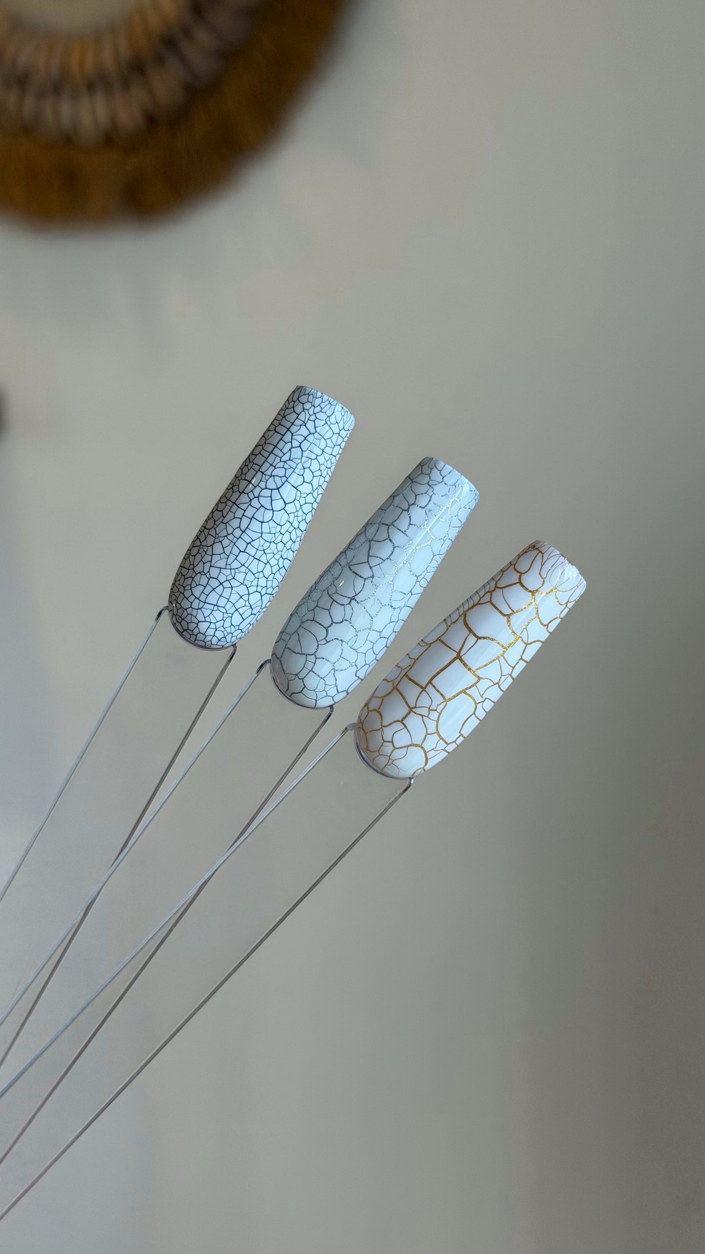 Vernis semi permanent - Crack white