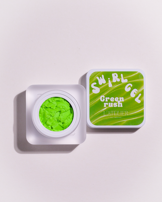 Swirl 3D - Green rush