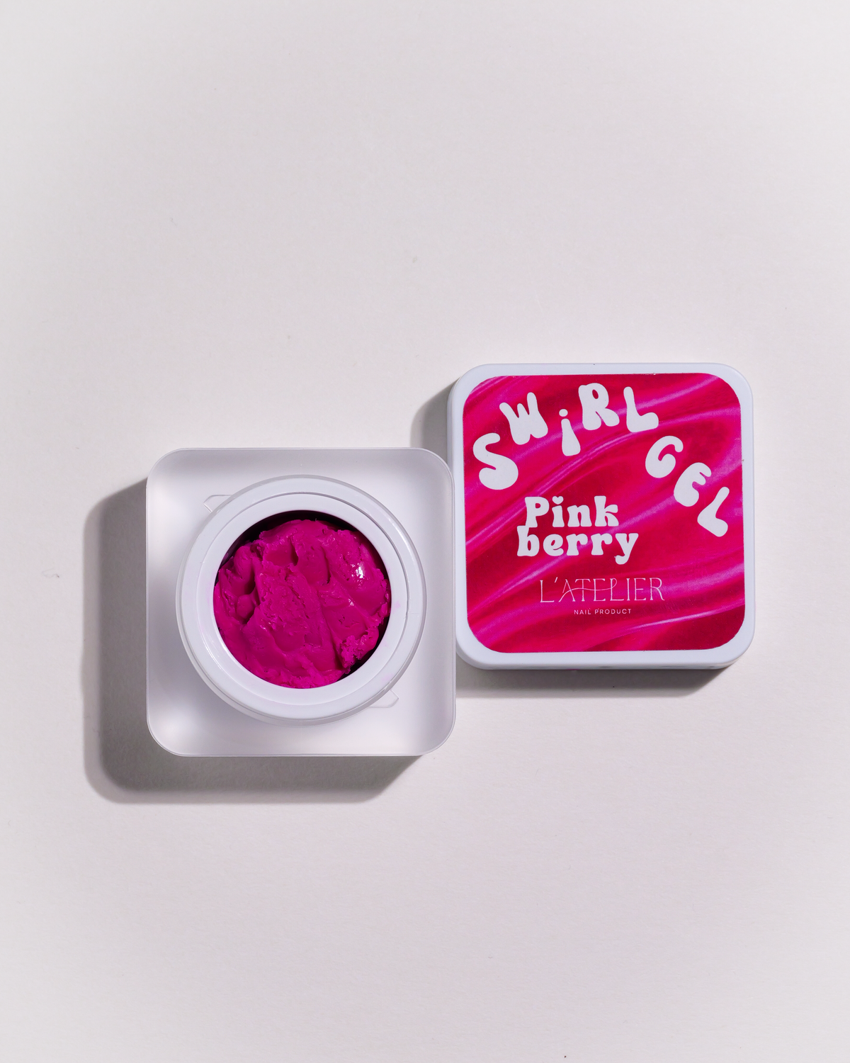 Swirl 3D - Pink berry