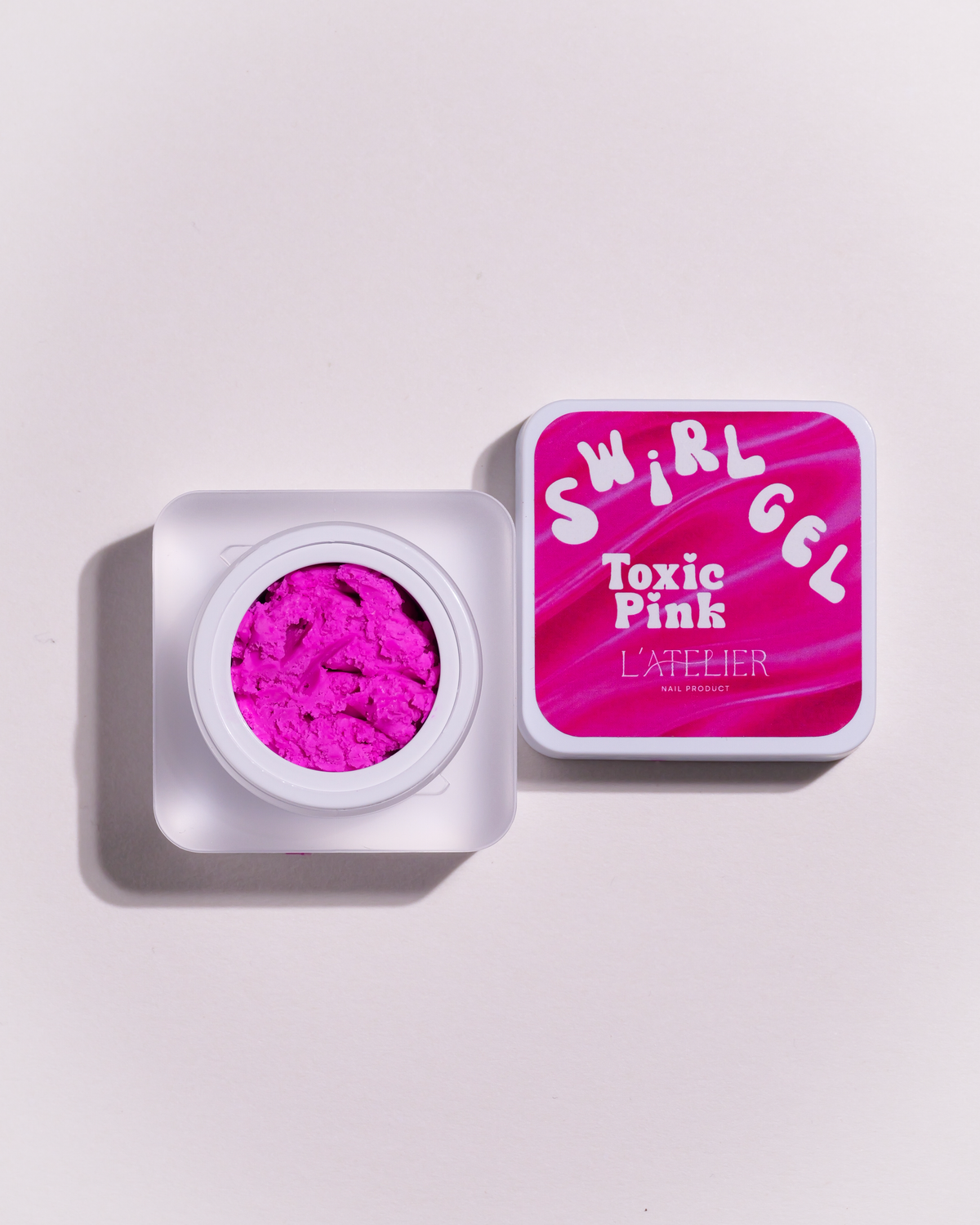 Swirl 3D - Toxic pink