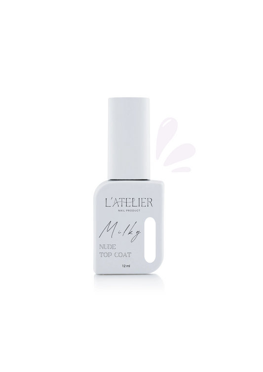 Nude top coat - Milky